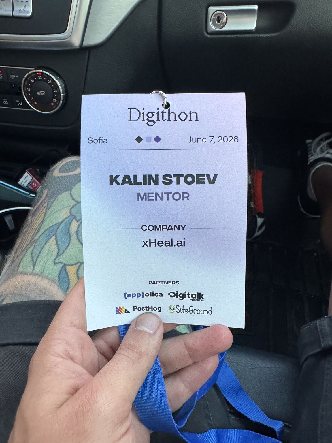 Kalin Stoev's Digithon 2026 mentor badge