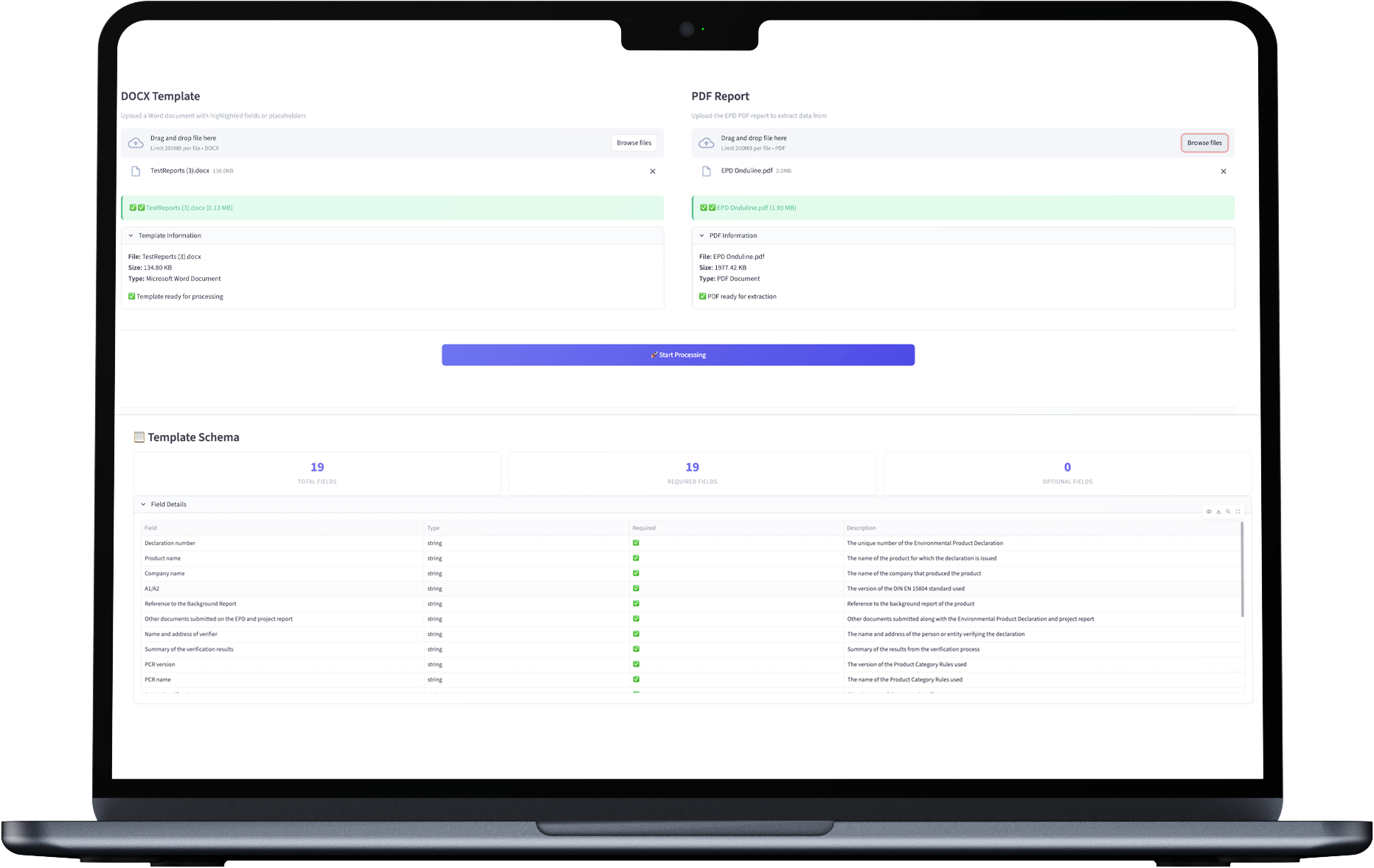 AI-Driven EPD Verification